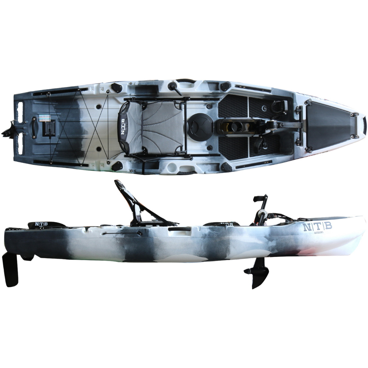 2026 NTB Outdoors Voyager Pedal Fishing Kayak 10ft 5